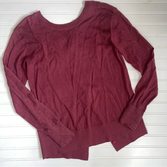 Lululemon Sunset Savasana Matoon Wine Sweater Medium - Picture 9 of 9